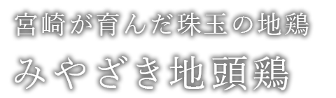 宮崎が育んだ珠玉の地鶏