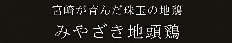 宮崎が育んだ珠玉の地鶏